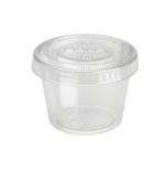 1oz Solo Round Dip Container
