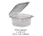 375cc Square Hinged Container