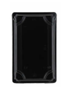 QA03 Black Sushi Container Base & Lid