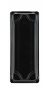 QA06 Black Sushi Container Base & Lid