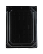 QA08 Black Sushi Container Base & Lid